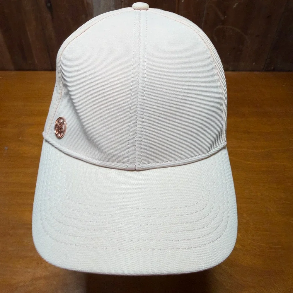 Gaiam Cruiser Breathable Baseball Cap Women OS Pink Logo Adjustable Hat